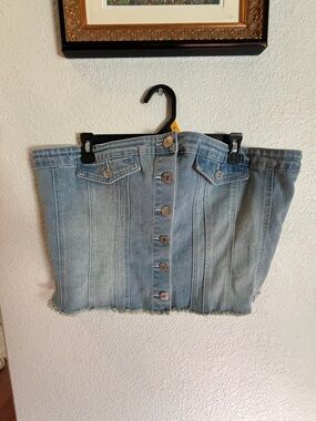 Forever 21 Light Blue Denim Skirt